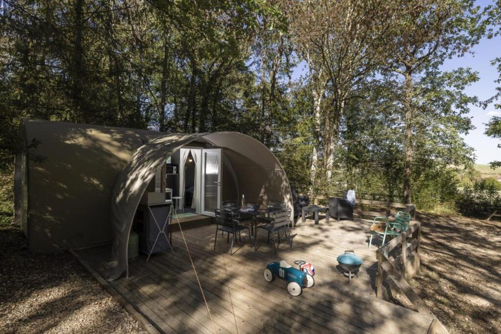 Camping Ushuaia Villages Au Bois Joli Andryes Dış mekan fotoğraf